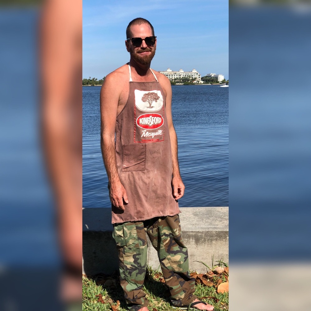 Vintage Kingsford BBQ Apron 80’s Promo Rare